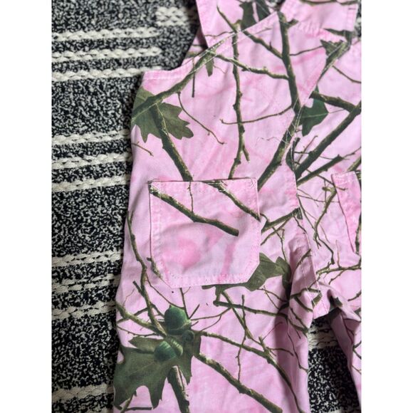 TRAILCREST 12-18 MONTHS PINK AND GREEN OVERALLS - Picture 3 of 9